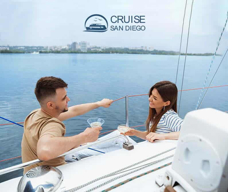 Couple celebrating their engagement on a cruise | Cruise SD